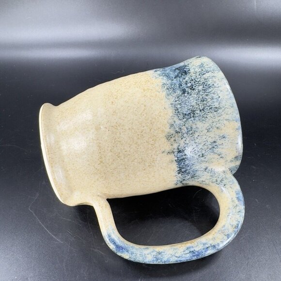 Ken Evans Hand Made Pottery Stoneware Coffee Mug Cup Artist Signed Sponge Ware - Picture 9 of 16